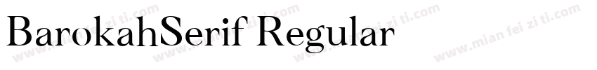 BarokahSerif Regular字体转换
